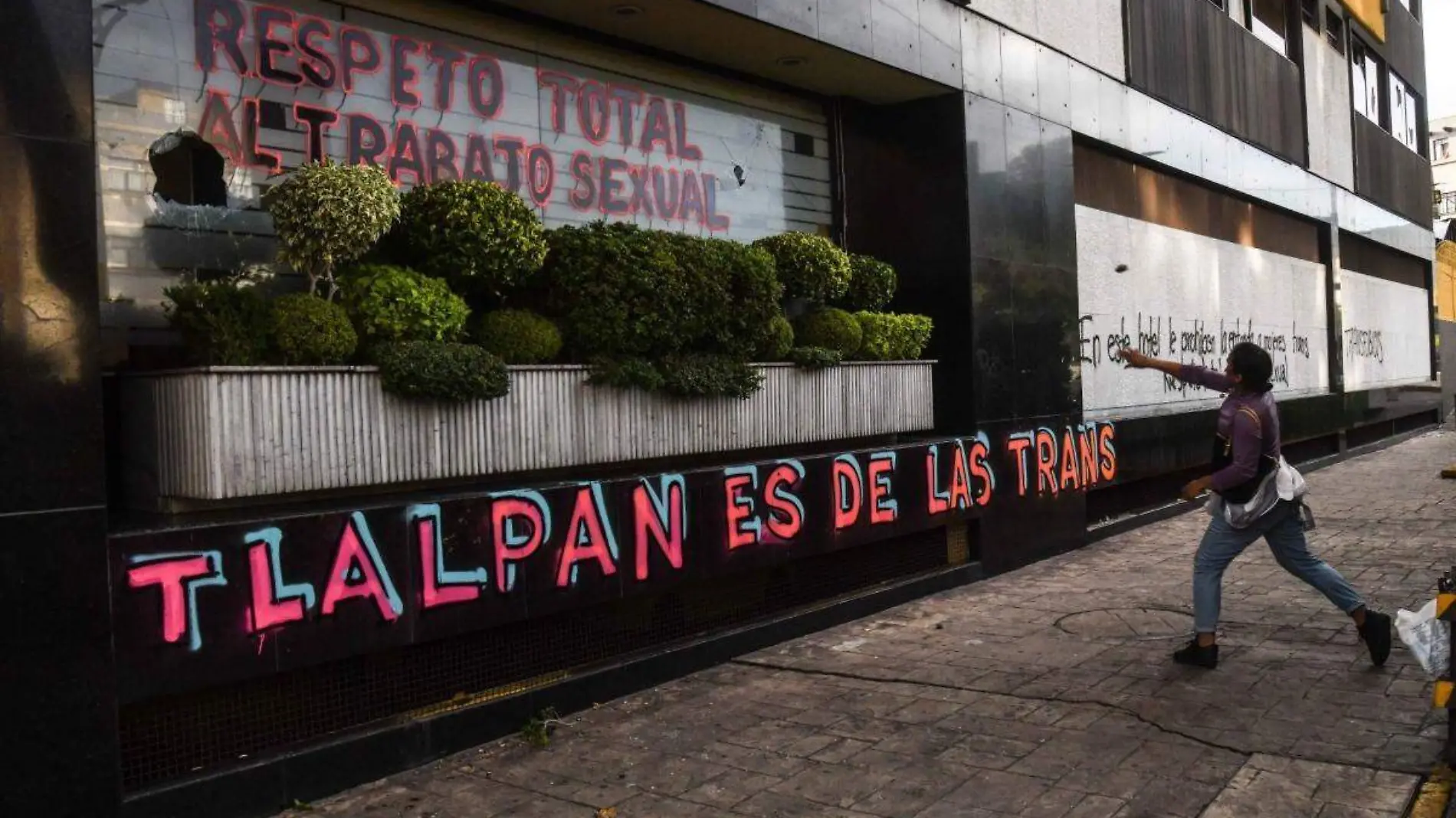 manifestación por trasnfobia